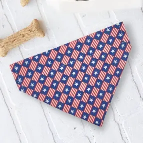4th of July Stars & Stripes Dog Bandana
