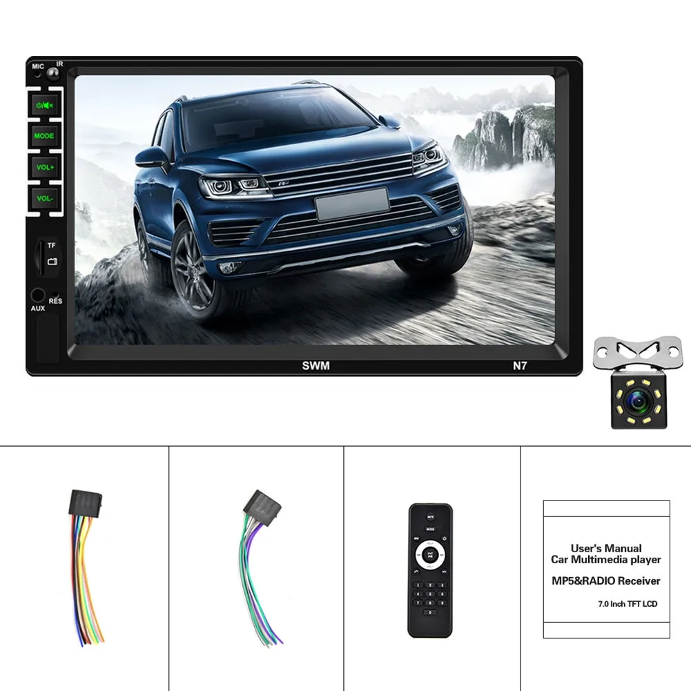 7-inch Car Stereo Mp5 Player HD Touch-screen Universal Bluetooth