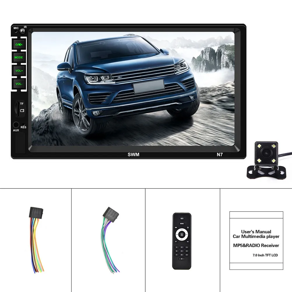 7-inch Car Stereo Mp5 Player HD Touch-screen Universal Bluetooth