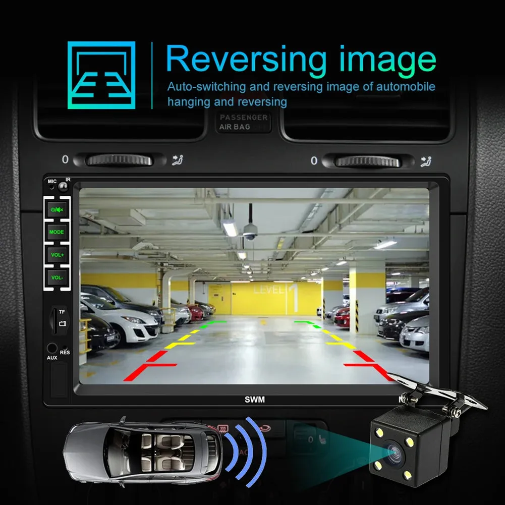7-inch Car Stereo Mp5 Player HD Touch-screen Universal Bluetooth