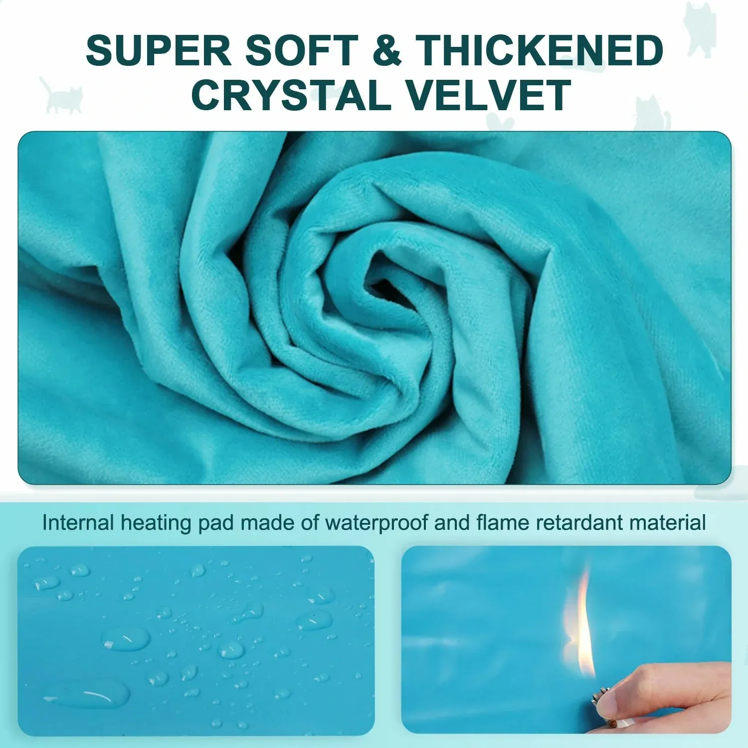 Adjustable Heated Pet Pad 28x47 in