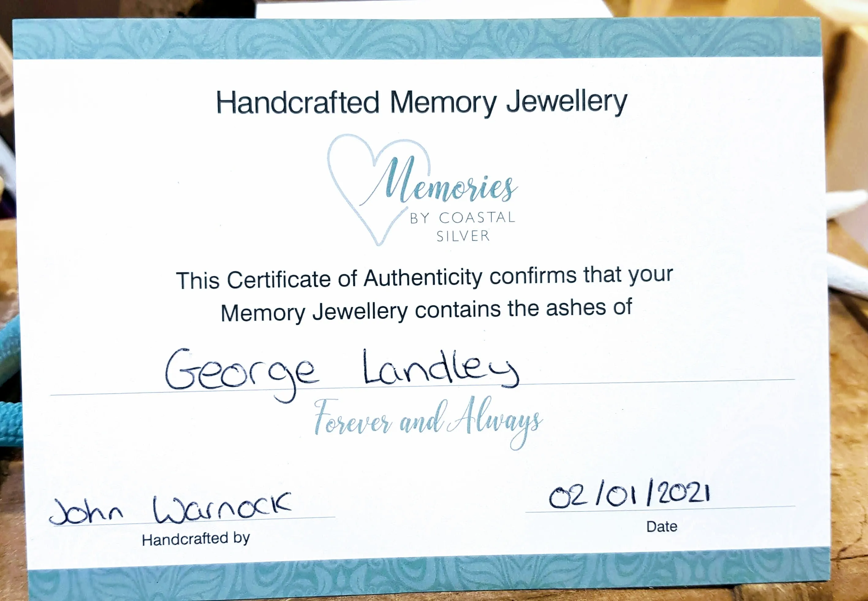 Ashes into Silver 'Disc' Bangle