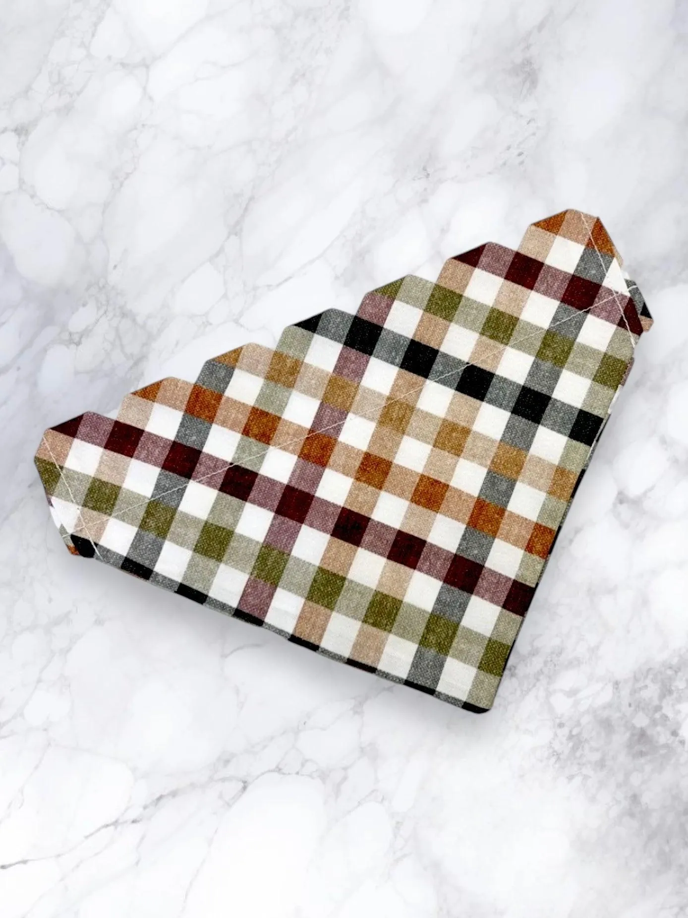 Autumn Picnic Plaid Dog Bandana