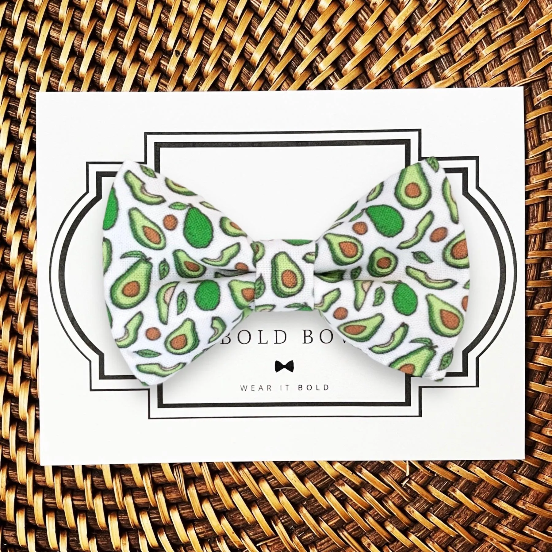 Avocado Bow Tie for Dog and Cat Collar