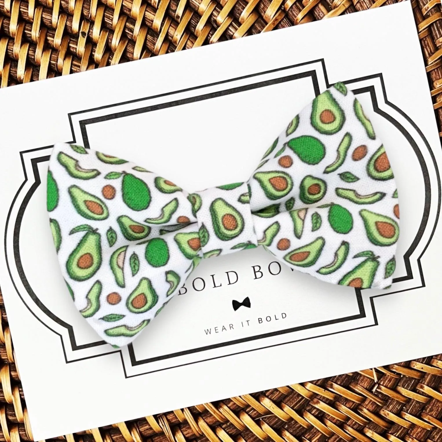 Avocado Bow Tie for Dog and Cat Collar