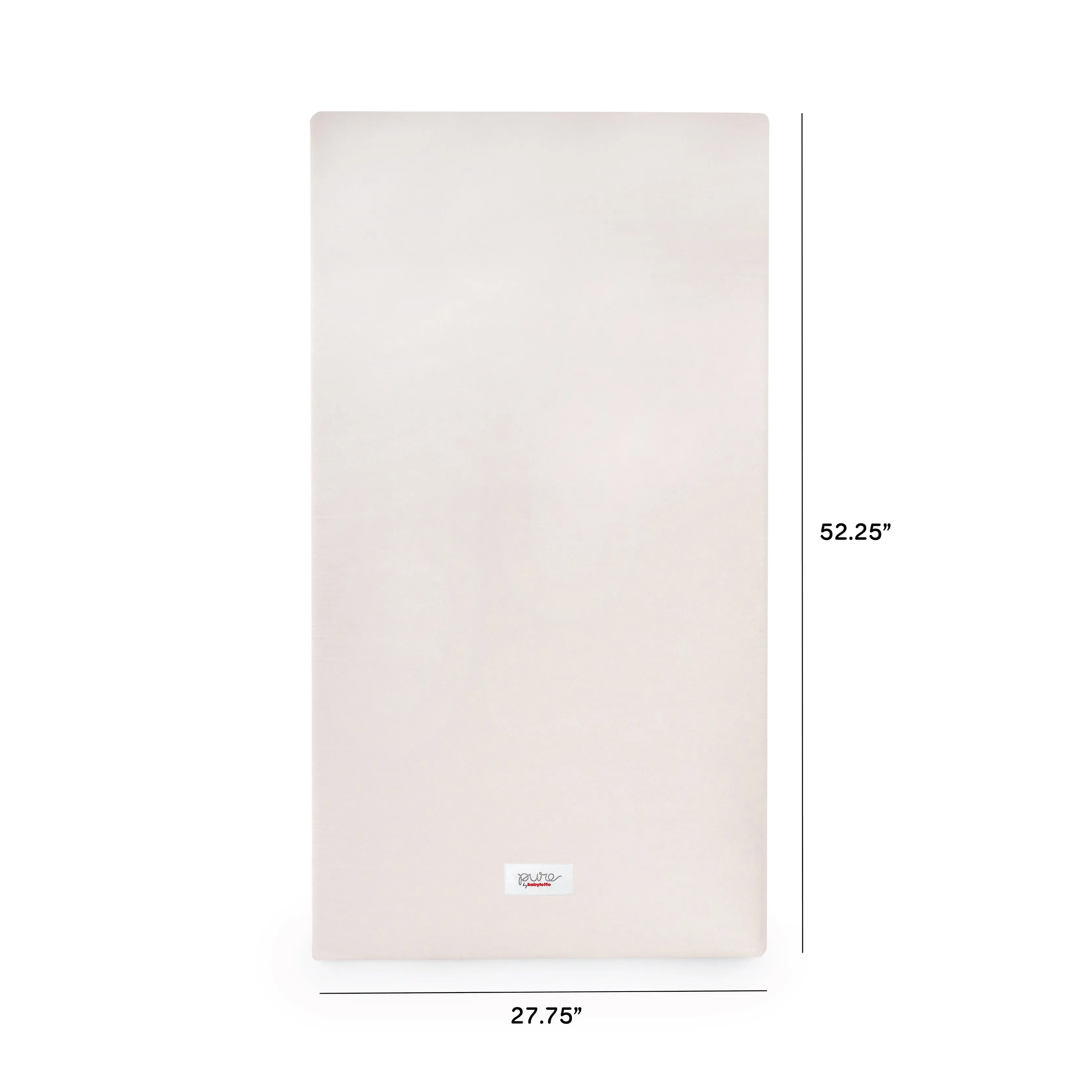 Babyletto Coco Core Crib Mattress | Dry Waterproof Cover | Naturally Firm