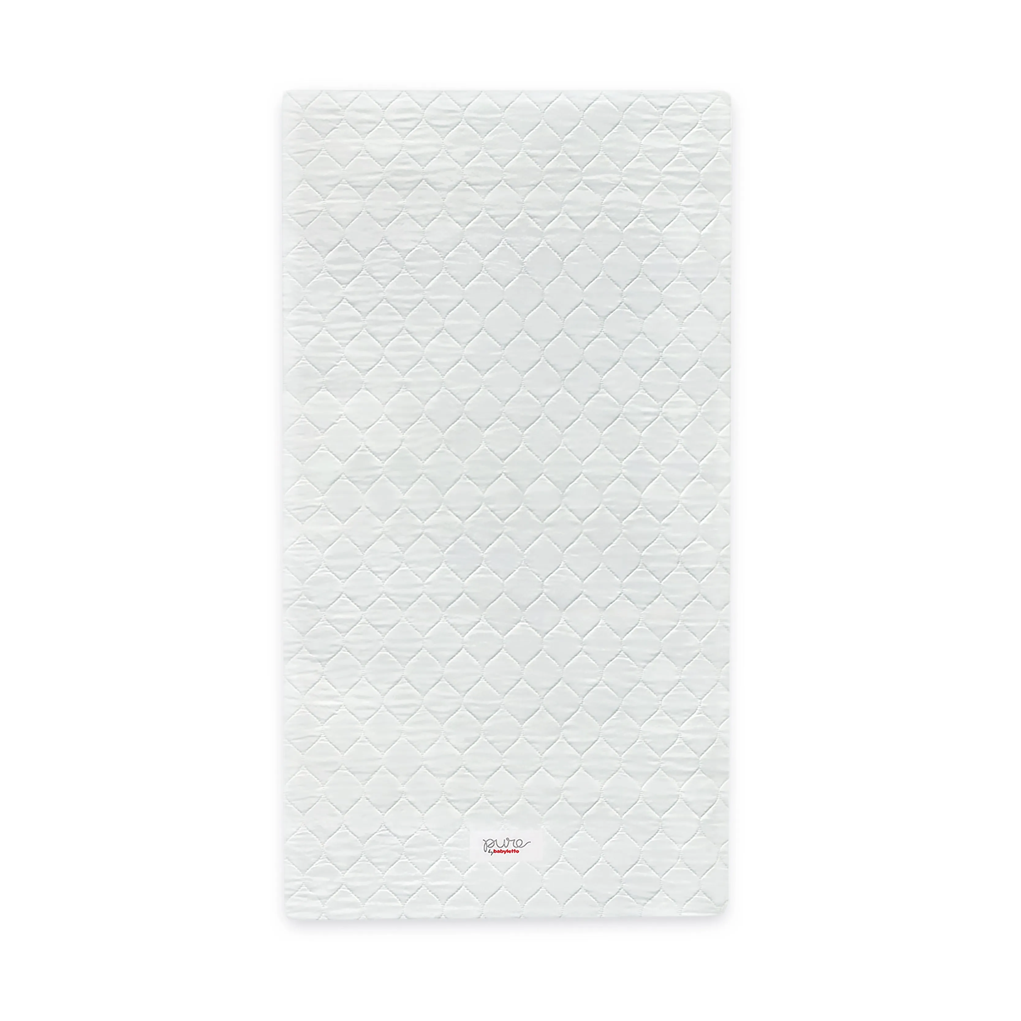 Babyletto Pure Core Mini Crib Mattress | Hybrid Quilted Waterproof Cover | Lightweight
