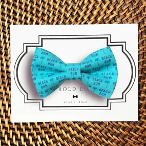 Beach Bum Bow Tie for Dog and Cat Collar
