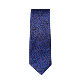 Blade   Blue - Zachary Purple Floral Print Tie