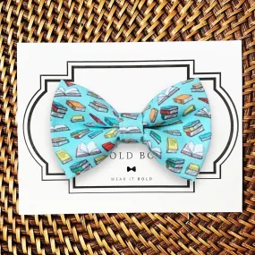 Books Bow Tie for Dog and Cat Collar