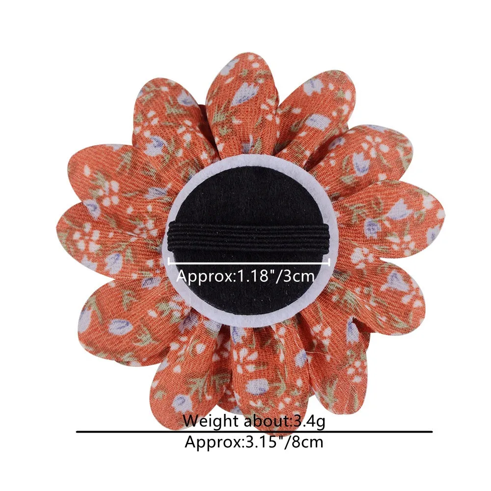 Bulk 10Pcs Silk Flowers Pet Flower Bow Ties Collar Flowers for Wedding Photo Prop Wholesale
