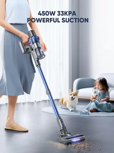 Buture Pro Cordless Vacuum Cleaner 450W/33Kpa Powerful Stick Vacuum