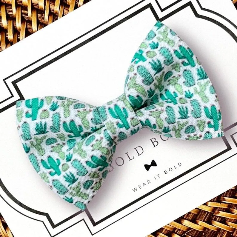 Cactus Bow Tie for Dog and Cat Collar