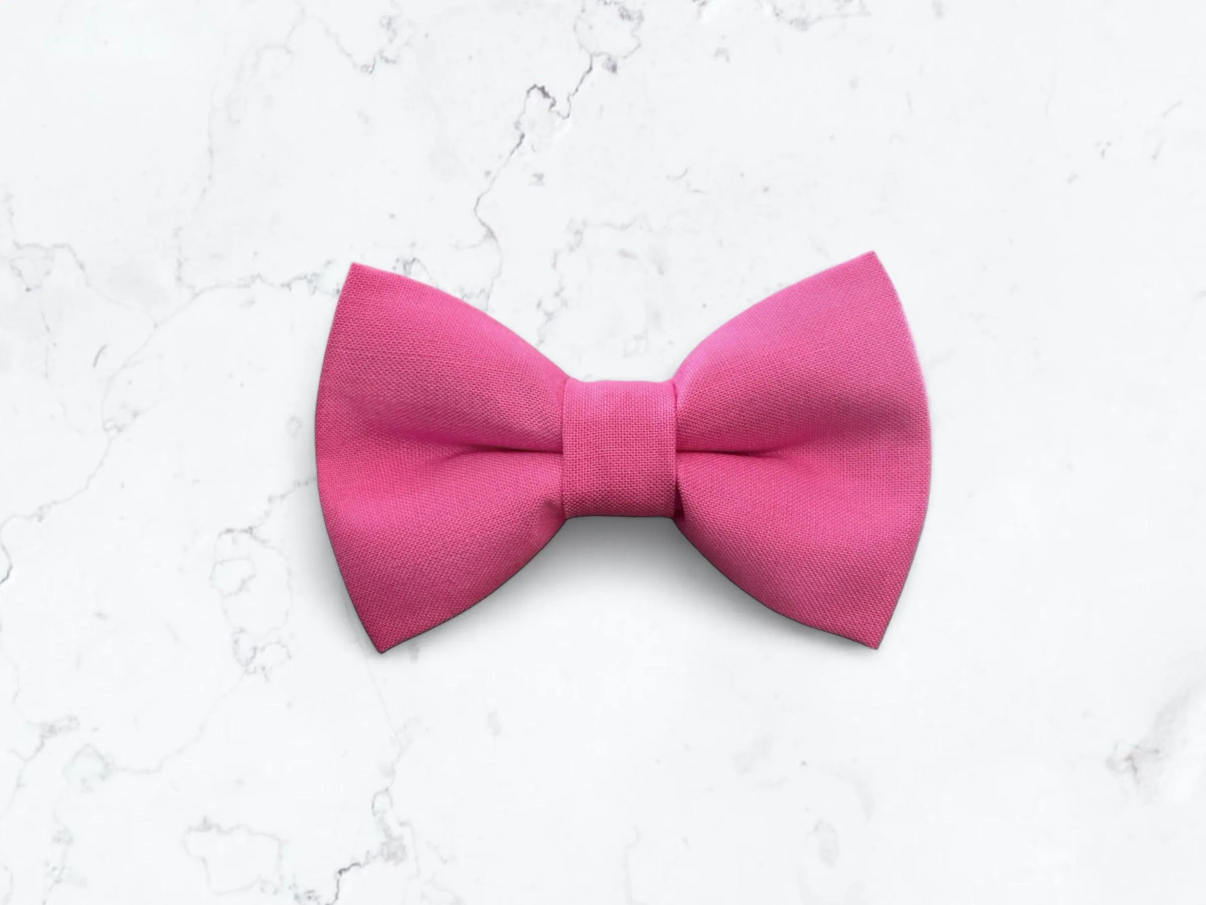 Candy Pink Bow Tie