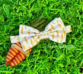 Carrot Bow Tie, Easter, Spring Bow Tie, All Sizes