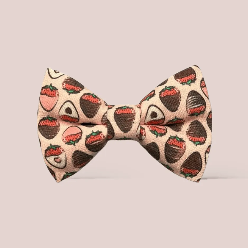 Chocolate Strawberry Valentine’s Day Hair Bow