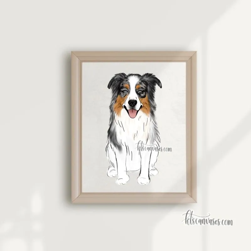 Choose Your AUSTRALIAN SHEPHERD Art Print