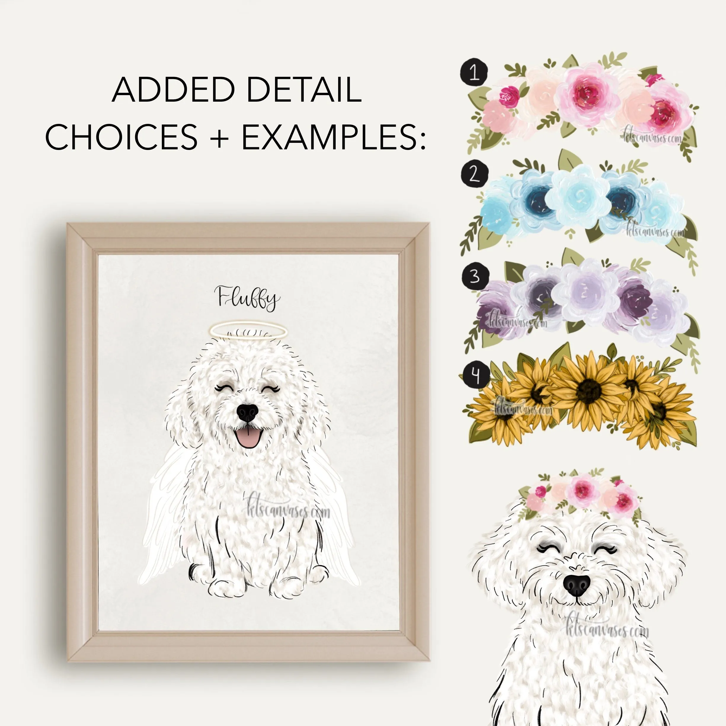 Choose Your BICHON FRISE Art Print