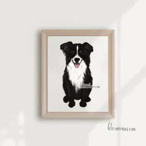 Choose Your BORDER COLLIE Art Print