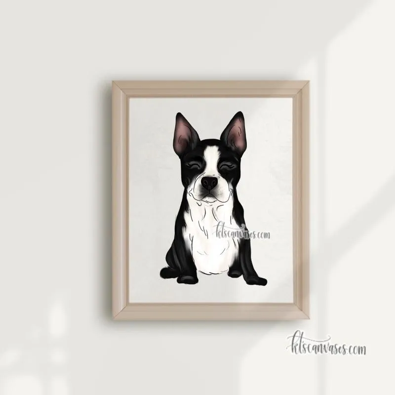 Choose Your BOSTON TERRIER Art Print