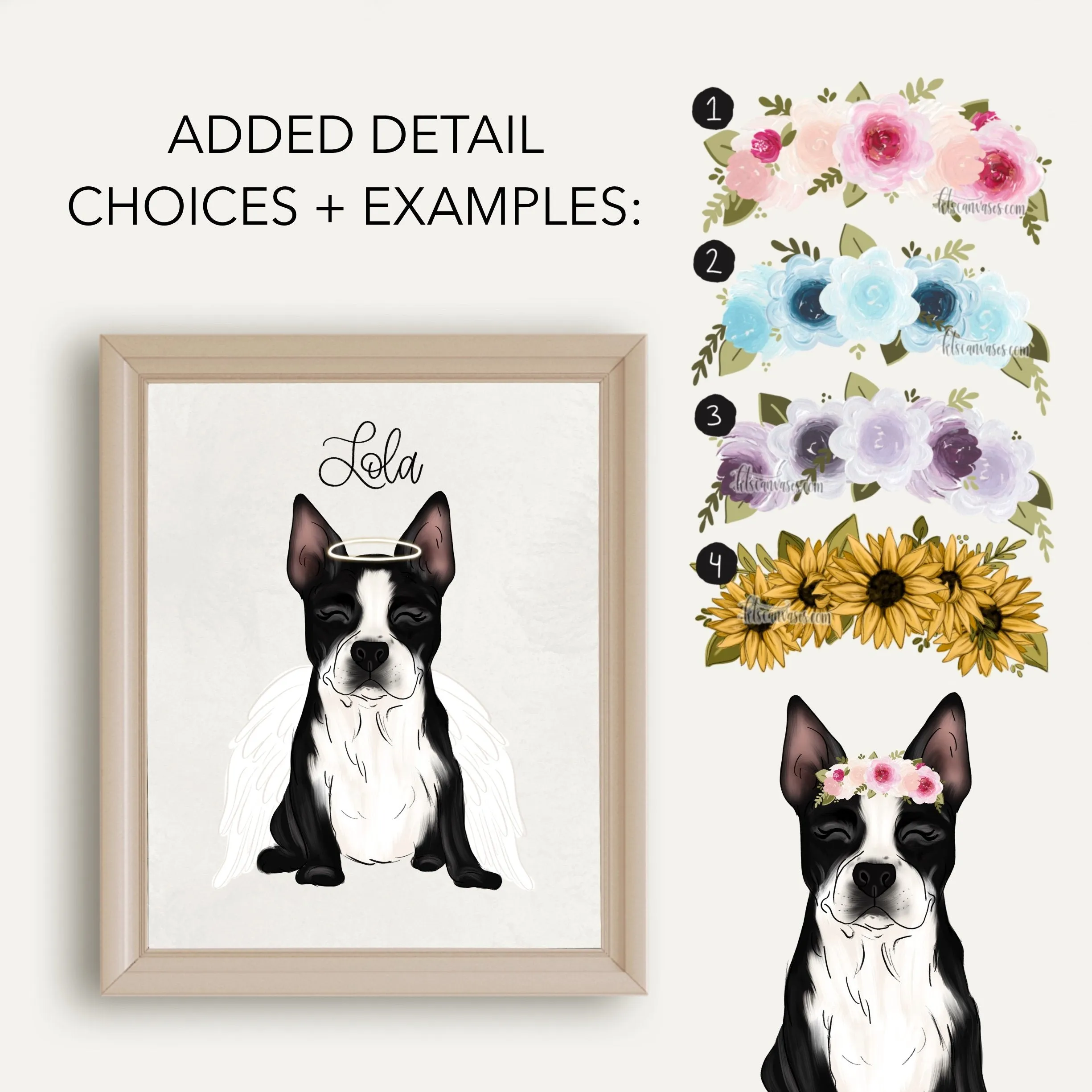 Choose Your BOSTON TERRIER Art Print
