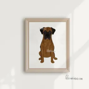 Choose Your BOXER Art Print