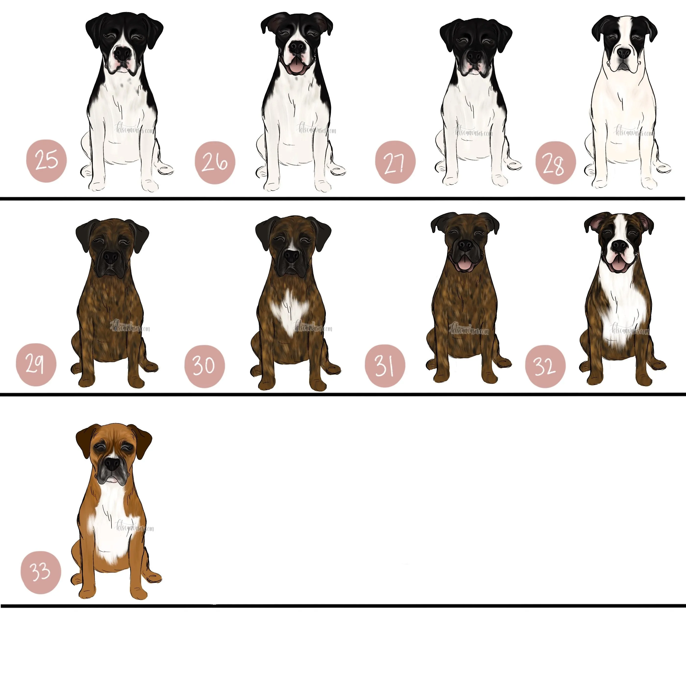 Choose Your BOXER Art Print
