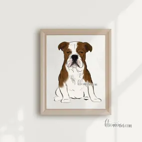 Choose Your BULLDOG Art Print