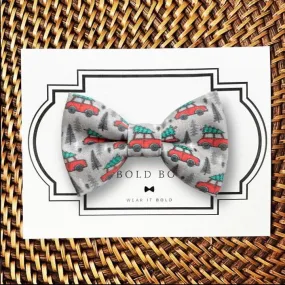 Christmas Tree and Cars Bow for Dog Collar and Cat Collar