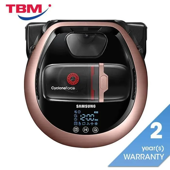[CLEARANCE] Samsung VR20R7250WD/ME Powerbot Robotic Vacuum Cleaner Soft Action Brush Improved Navigation System Wifi- 0.3L Gold