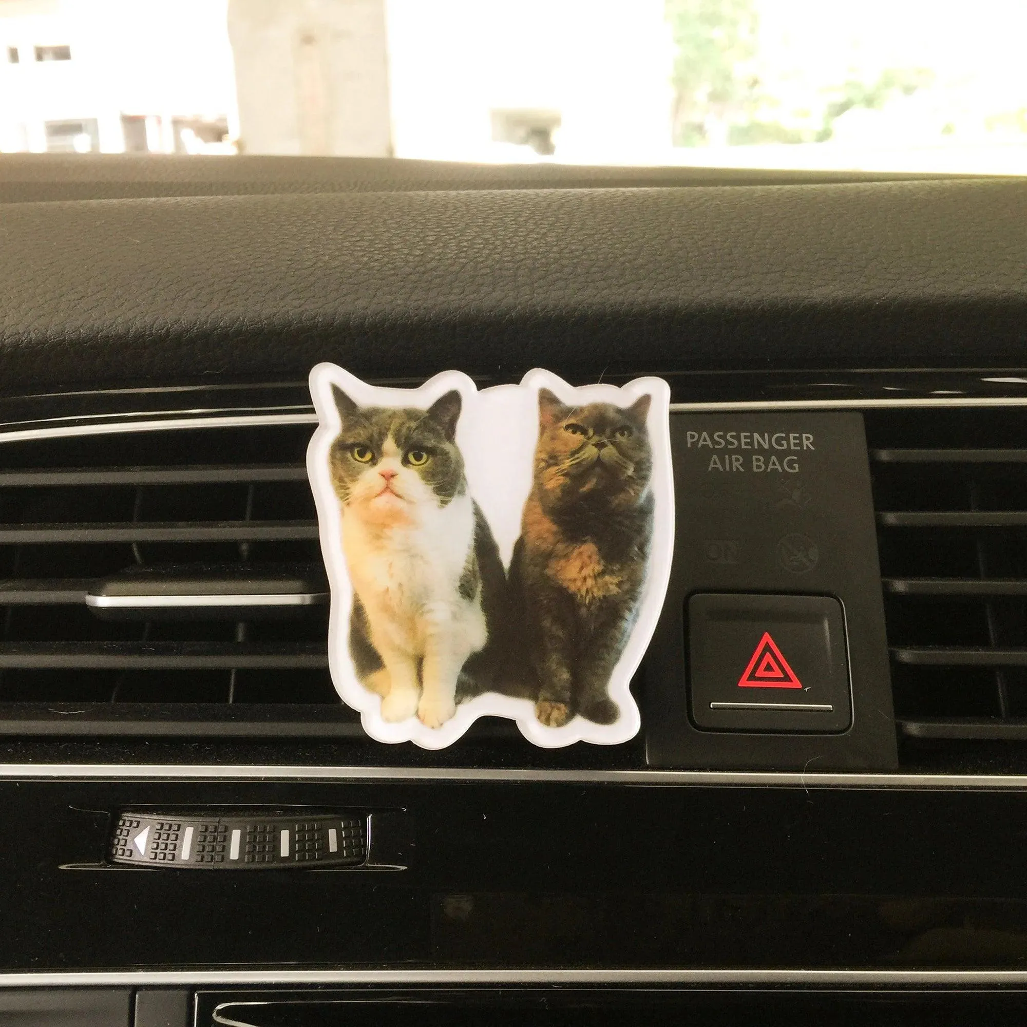 Custom Pet Photo Air Freshener | Personalized Car Diffuser | Dog Cat Lover Gift | Unique Memorial Keepsake