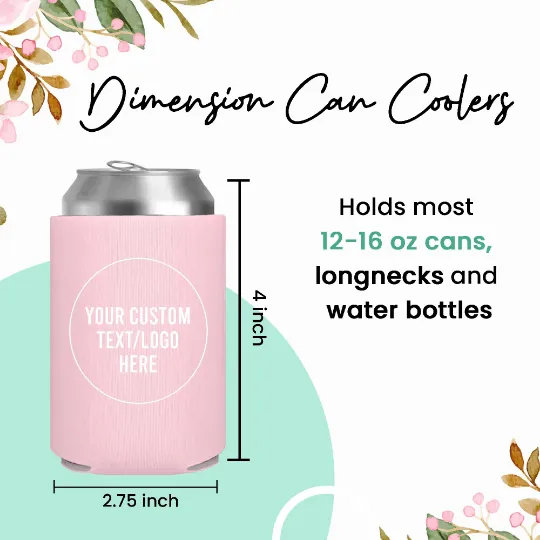 Custom Wedding Can Coolers (ax)