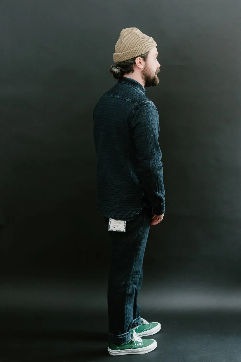 D5688 - "Ajiro Denim" Shirt - Indigo Dyed