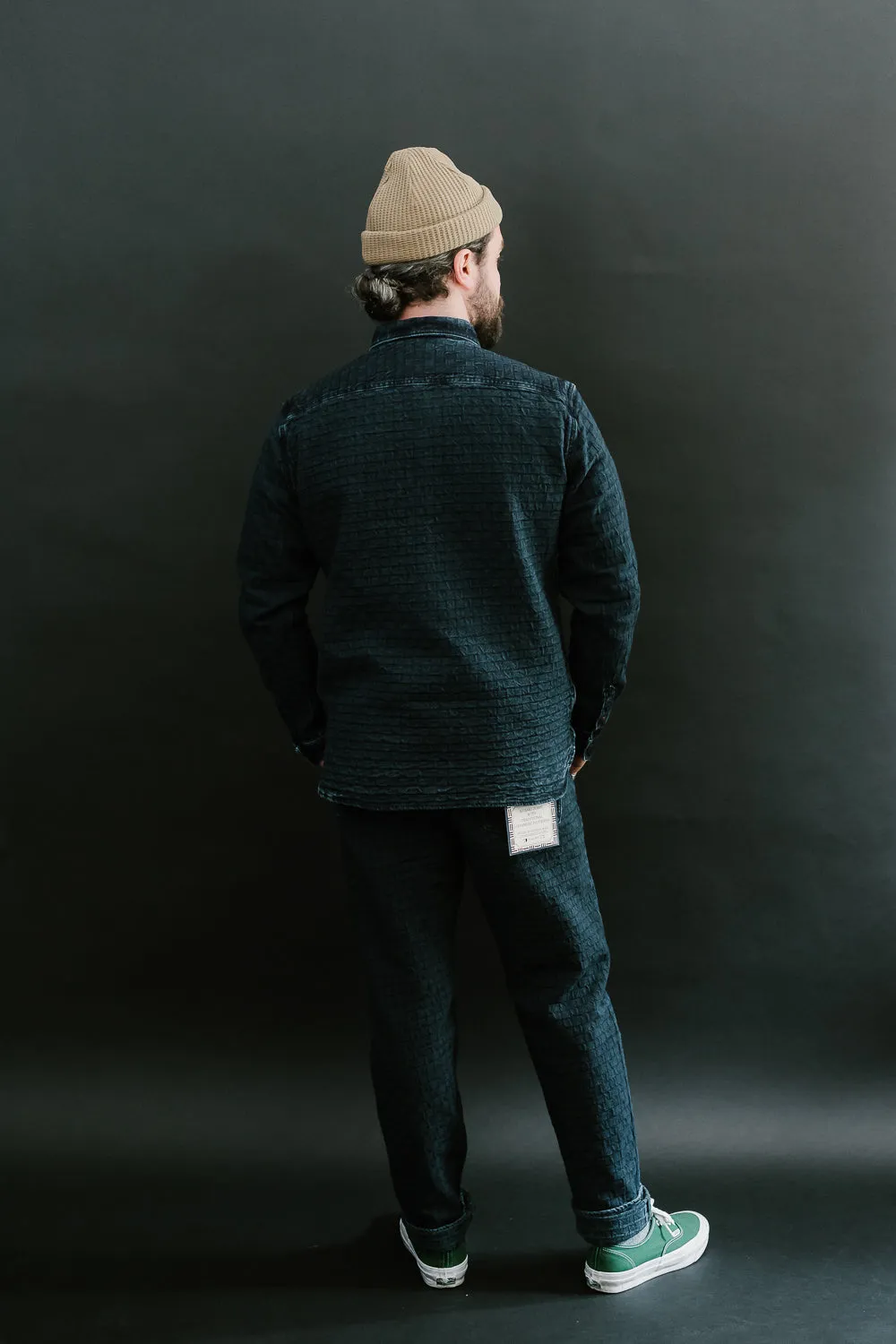 D5688 - "Ajiro Denim" Shirt - Indigo Dyed