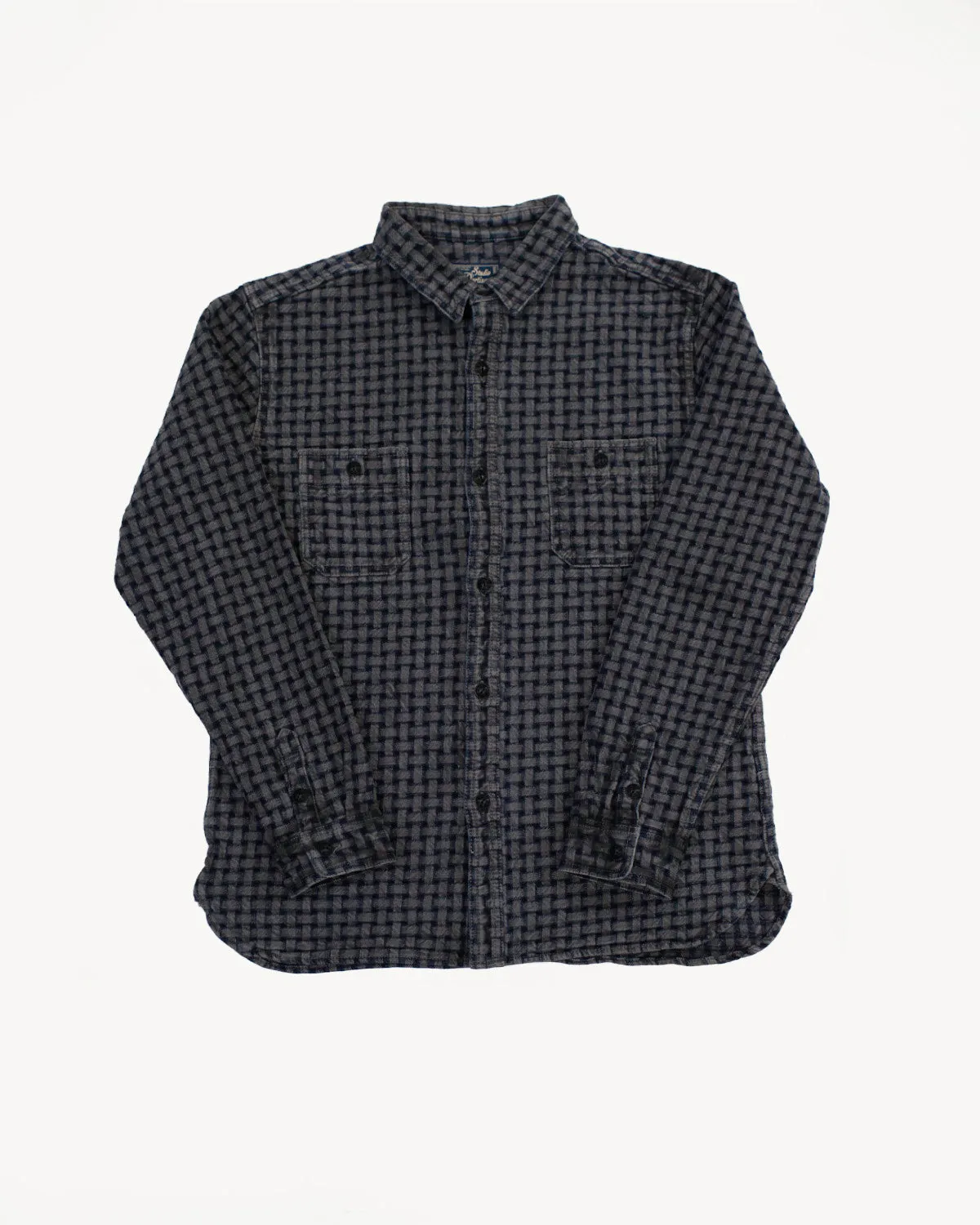 D5688 - "Ajiro Denim" Shirt - Sumi Ink Dyed