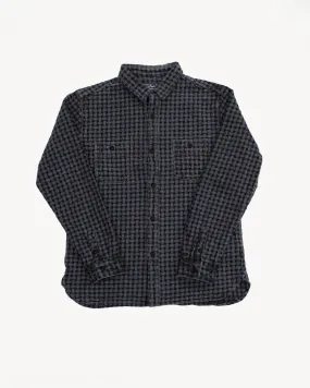 D5688 - "Ajiro Denim" Shirt - Sumi Ink Dyed