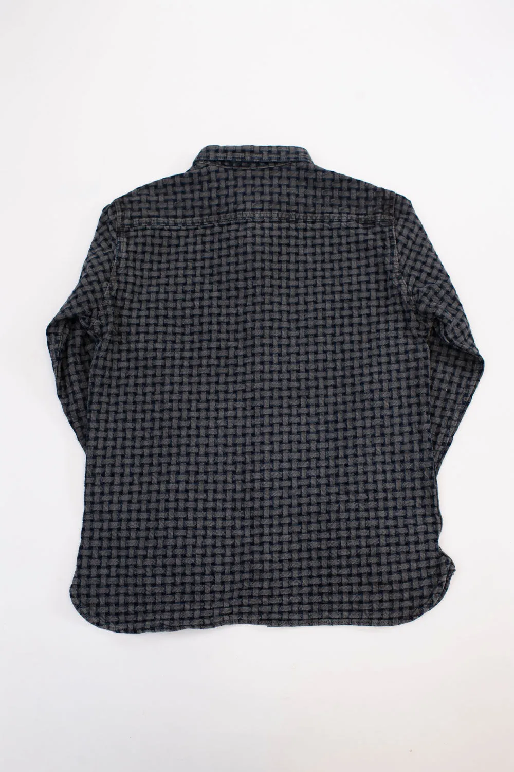 D5688 - "Ajiro Denim" Shirt - Sumi Ink Dyed