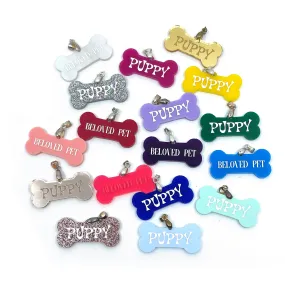 Design Your Own Acrylic Collar Tag - Bone