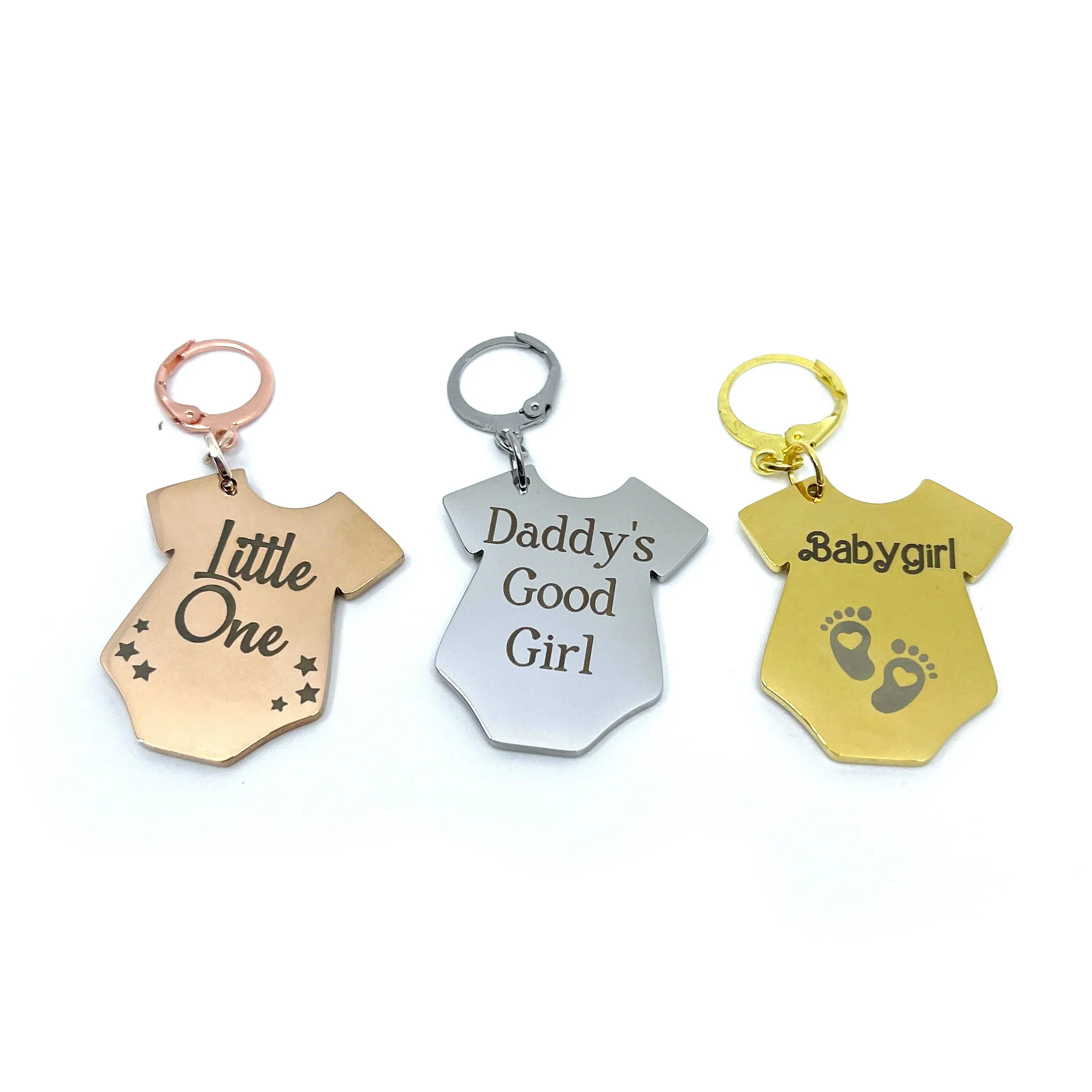 Design Your Own Steel Collar Tag - Onesie