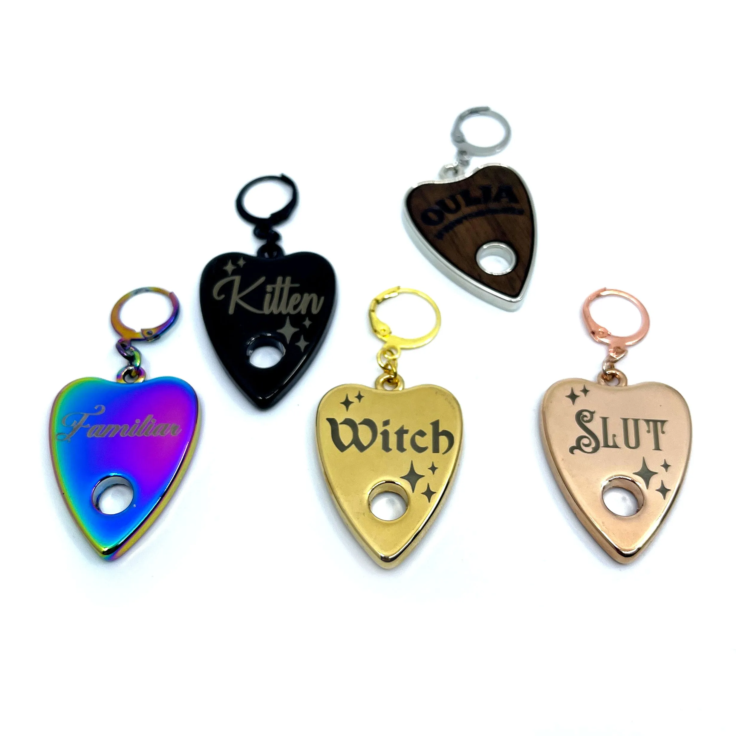 Design Your Own Steel Collar Tag - Ouija Planchette