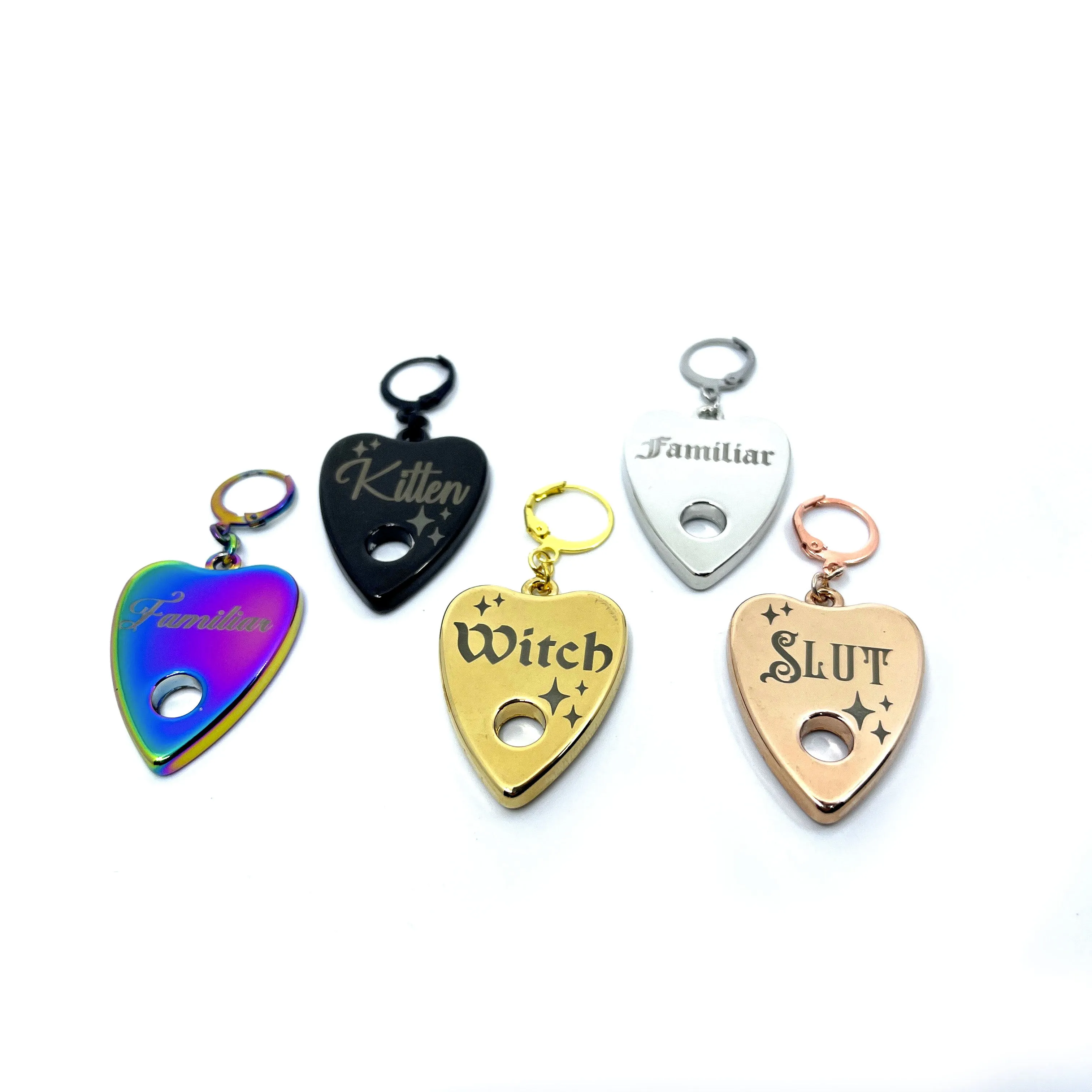 Design Your Own Steel Collar Tag - Ouija Planchette