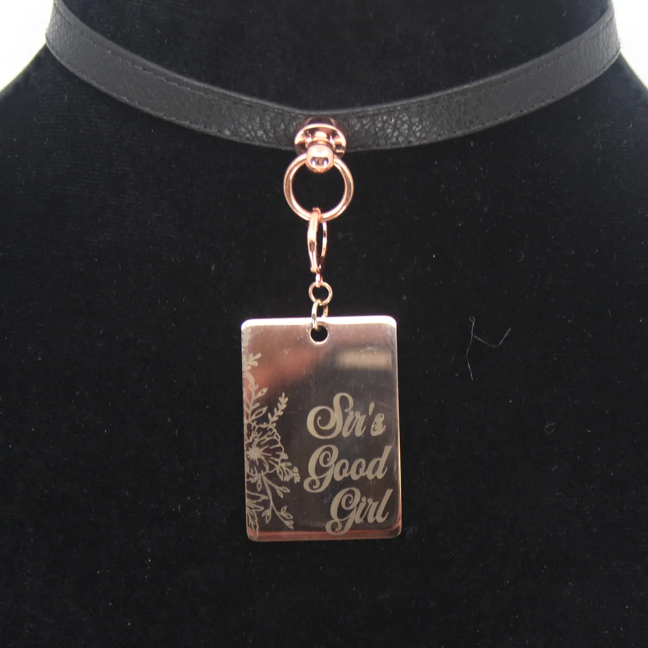 Design Your Own Steel Collar Tag - Rectangle