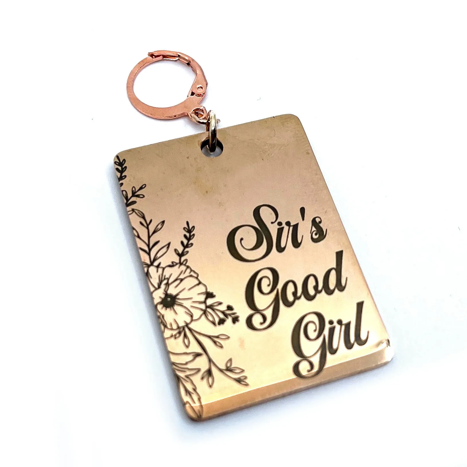 Design Your Own Steel Collar Tag - Rectangle