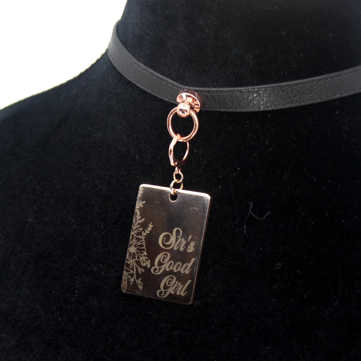 Design Your Own Steel Collar Tag - Rectangle