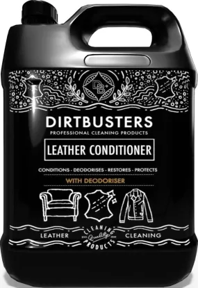 Dirtbusters Leather Conditioner & Protect, With Deodoriser (5 Litre)