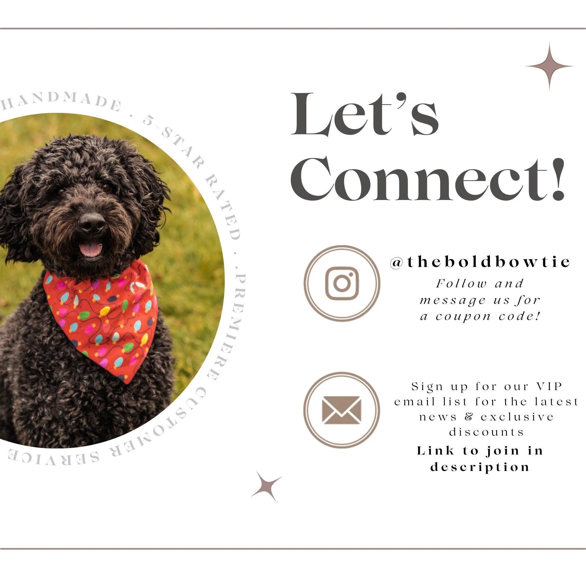 Dog Bandana- Fall Autumn Orange Plaid
