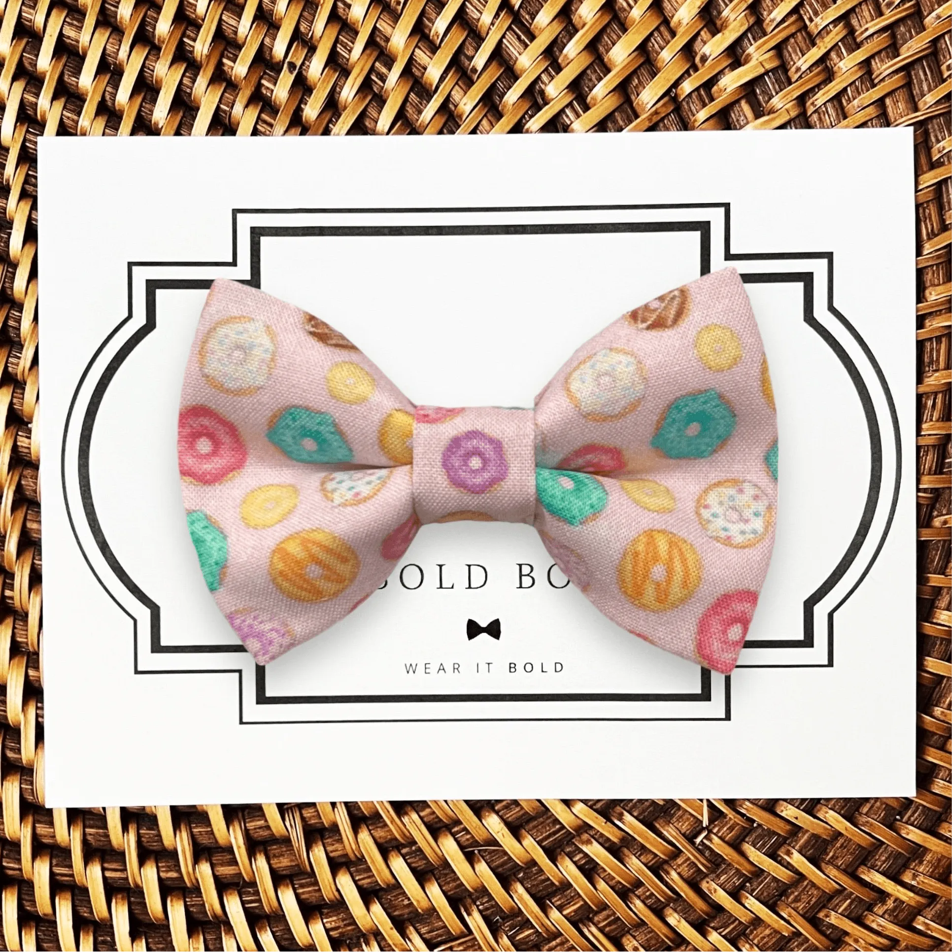 Donut Bow Tie for Dog Collar or Cat Collar