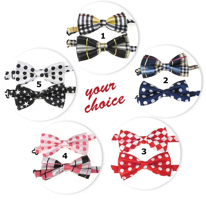 Dress-Up Bow Ties for Dog & Cats - Set of 2