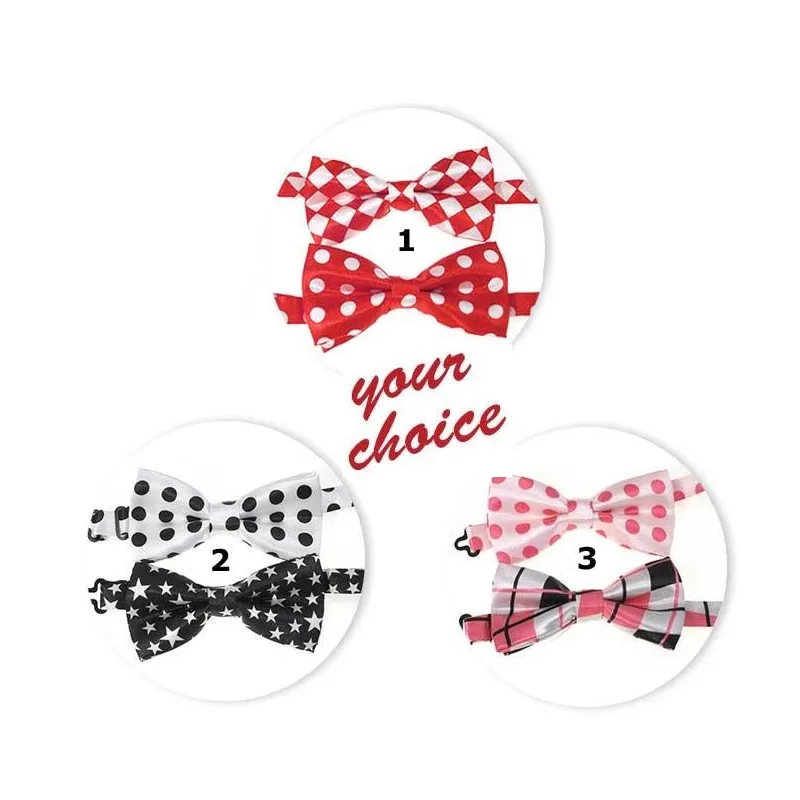 Dress-Up Bow Ties for Dog & Cats - Set of 2