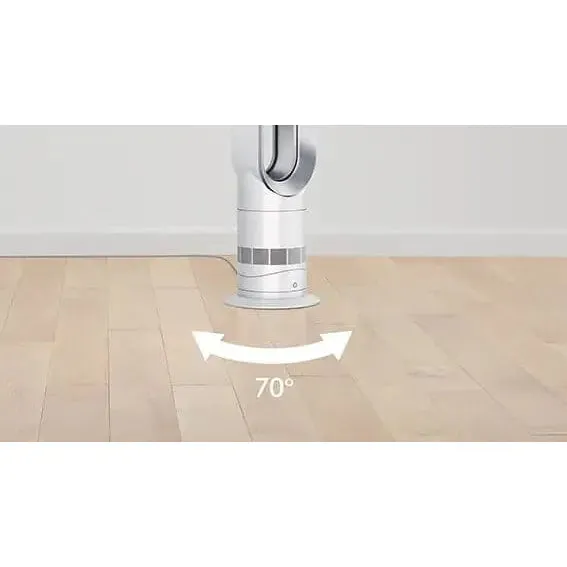 Dyson AM09 Hot Cool Jet Focus Heater Fan - White/Silver